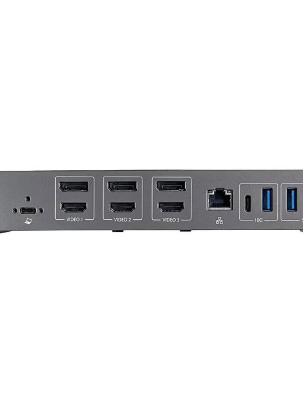 StarTech Hybrid USB-C USB-A Universal Triple Monitor Laptop Docking Station